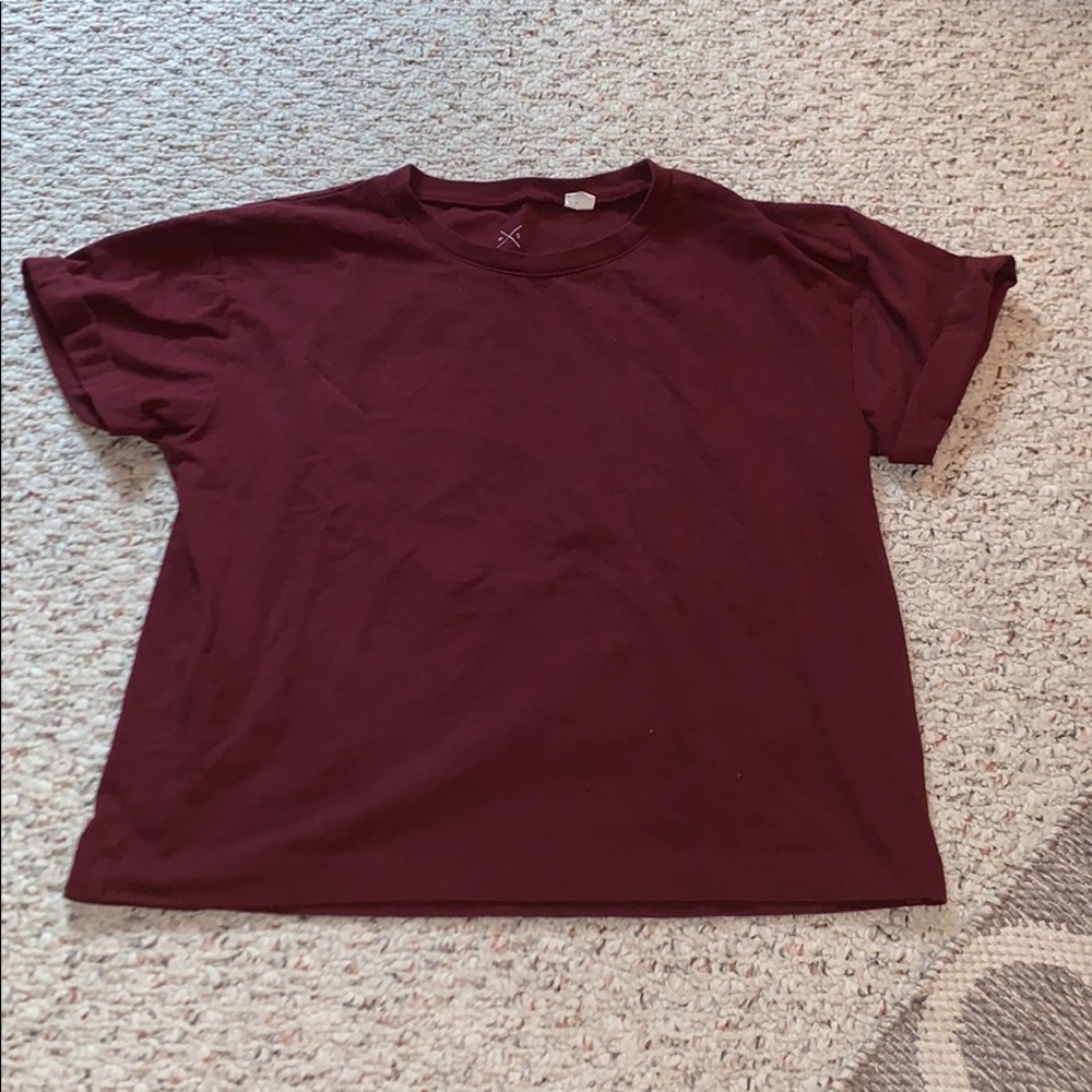 Maroon Pac Sun Basic Tee